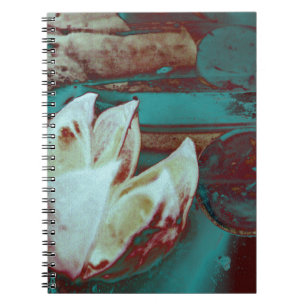 Cuaderno Nilo de agua artificial en rojo y azul