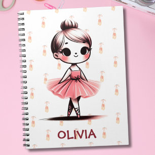 Cuaderno Niña Bailarina Pequeña y Linda