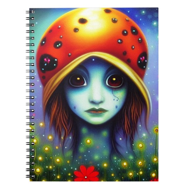 Cuaderno Niña con sombrero de mariquita (Frente)