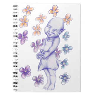 Cuaderno Niña elfa tímida y linda