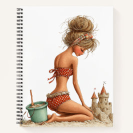 CUADERNO NIÑA LINDÍSIMA Y CAPRICHOSA CON TEMA DE VERANO