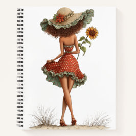 CUADERNO NIÑA LINDÍSIMA Y CAPRICHOSA CON TEMA DE VERANO