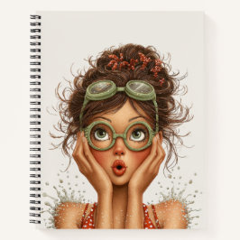 CUADERNO NIÑA LINDÍSIMA Y CAPRICHOSA CON TEMA DE VERANO