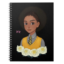 Niña negra irlandesa con pelo natural