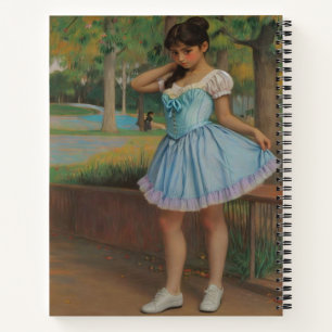 Cuaderno Niña soniando que es un bailarina