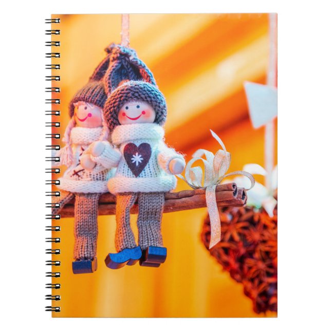 Cuaderno Niña y niño dulces con canela (Frente)