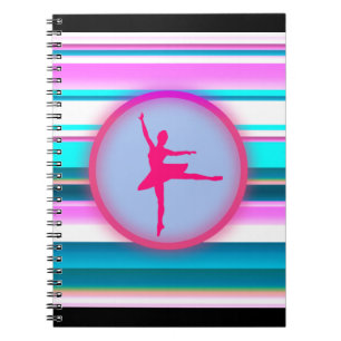 Cuaderno Niñas Bailarina Baile Rayas 