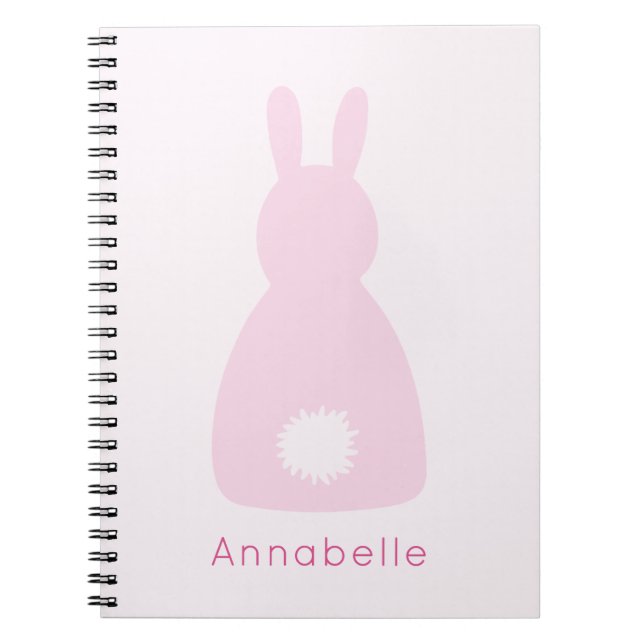 Cuaderno Niñas Conejo Conejo Rosa Rubor (Frente)