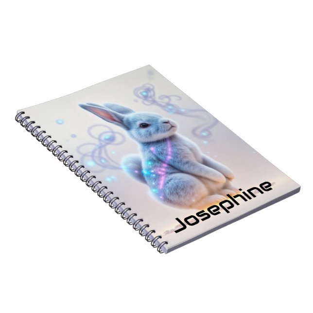 Cuaderno Niñas Galaxy Blue Tinted Bunny (Lado Derecho)