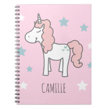Niñas Lindo Unicornio Mágico Rosa Niños Escuela
