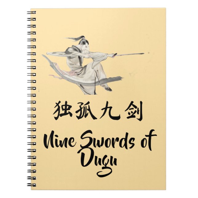 Cuaderno Nine Swords of Dugu Notebook (Frente)