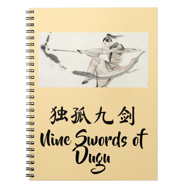 Cuaderno Nine Swords of Dugu Notebook (Frente)