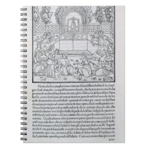 Cuaderno Ninfas con el amante de Polia, ilustracion de