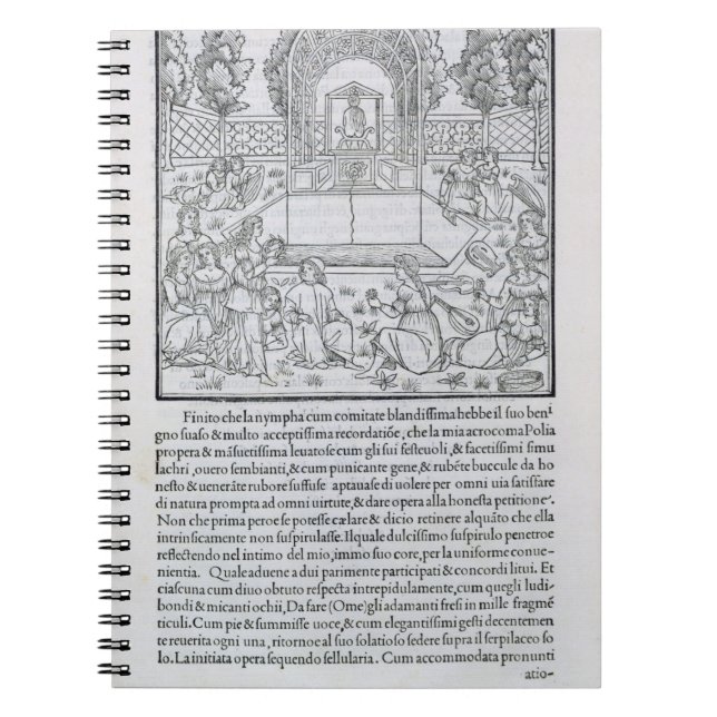 Cuaderno Ninfas con el amante de Polia, ilustracion de (Frente)