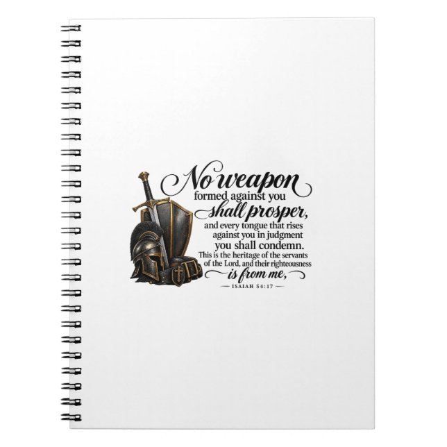 Cuaderno Ningún arma (Frente)