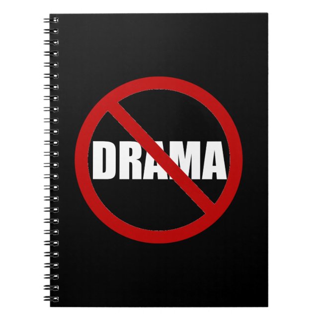 Cuaderno Ningún drama (Frente)