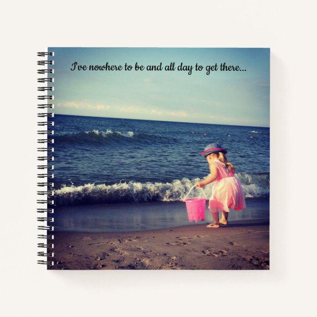 Cuaderno Ningún lugar donde estar y todo el día para llegar (Anverso)