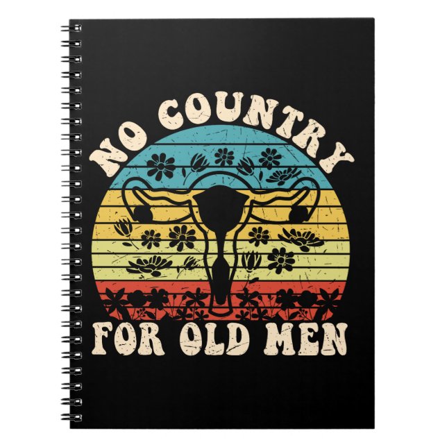 Cuaderno Ningún País Para El Hombre Mayor Uterus (Frente)