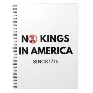 Cuaderno Ningún Rey en Estados Unidos desde 1776