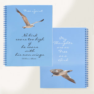 Cuaderno Ninguna Ave Vuela Tan Alto Gaviotas Azules