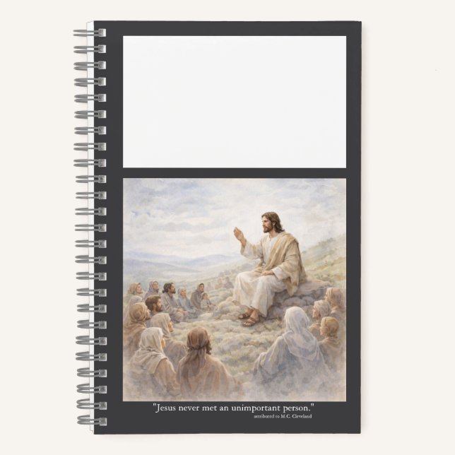 Cuaderno Ninguna persona sin importancia (Anverso)