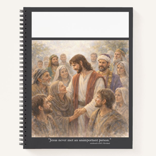 Cuaderno Ninguna persona sin importancia (Anverso)