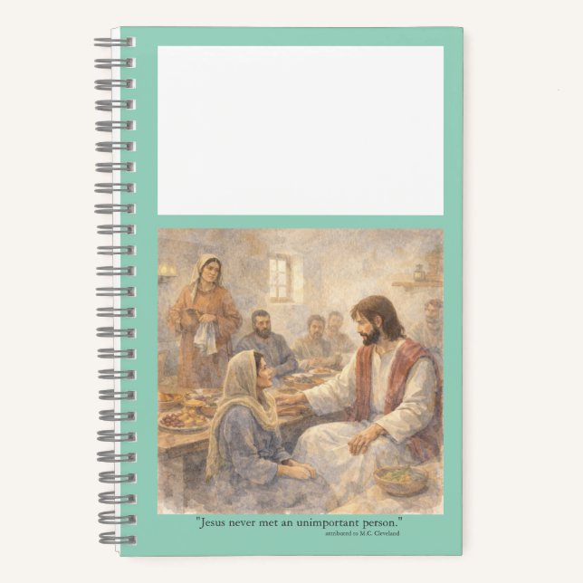 Cuaderno Ninguna persona sin importancia (Anverso)