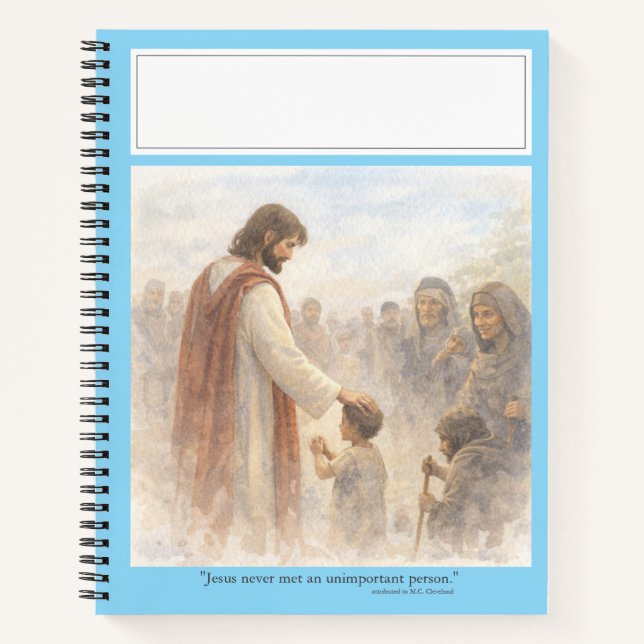 Cuaderno Ninguna persona sin importancia (Anverso)