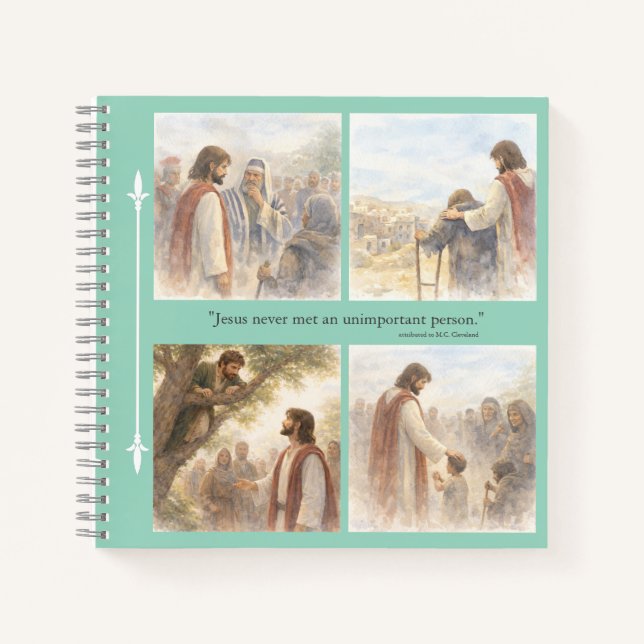 Cuaderno Ninguna persona sin importancia (Anverso)