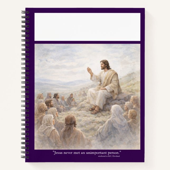Cuaderno Ninguna persona sin importancia (Anverso)