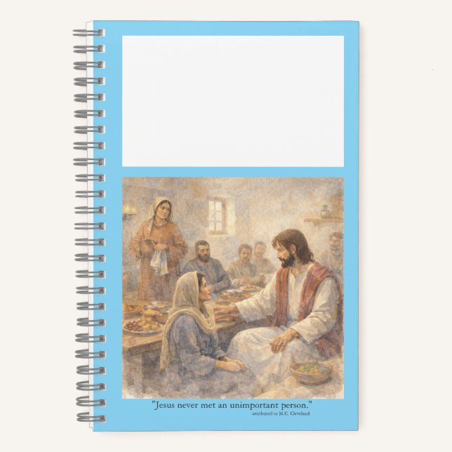 Cuaderno Ninguna persona sin importancia (Anverso)
