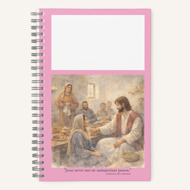Cuaderno Ninguna persona sin importancia (Anverso)
