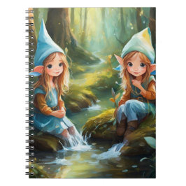 Cuaderno Niñito lindo en el río