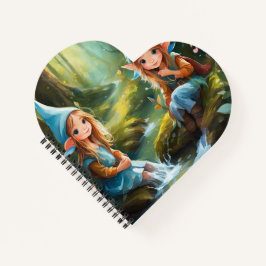 Cuaderno Niñito lindo en el río