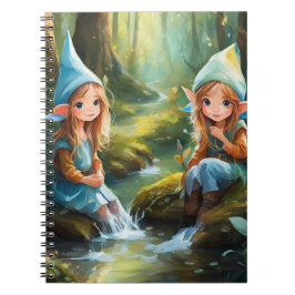 Cuaderno Niñito lindo en el río
