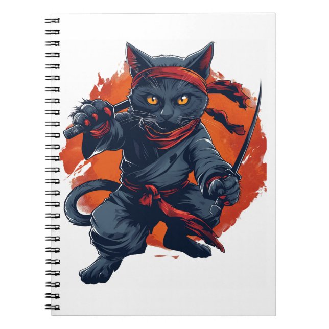 Cuaderno Ninja Cat Stealth (Frente)