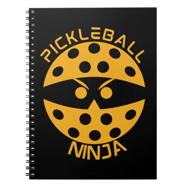 Cuaderno ninja del baloncesto - naranja (Frente)