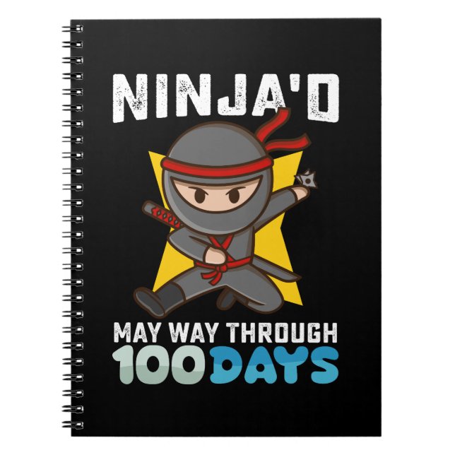Cuaderno Ninja podría pasar por 100 días de escuela (Frente)