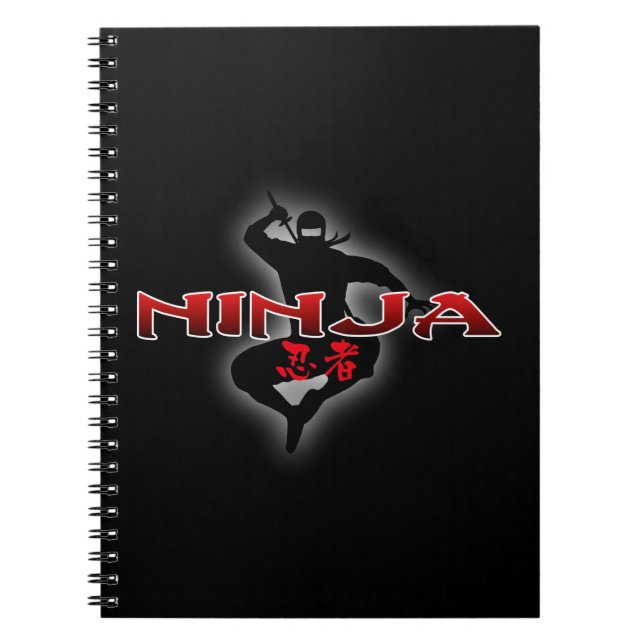 Cuaderno Ninja Silhouette (Frente)