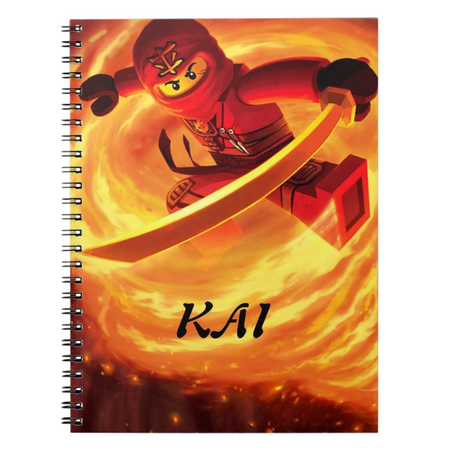 Cuaderno Ninjago Kai (Frente)