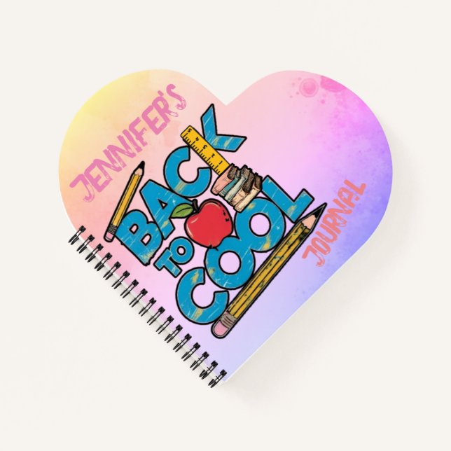 Cuaderno Niño Adorable de Vuelta al Colegio  (Anverso)