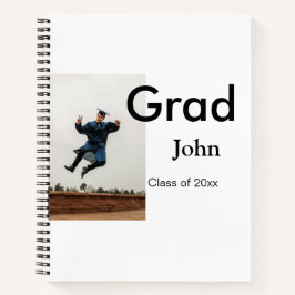 Cuaderno niño añadir nombre fecha año texto felicitaciones 