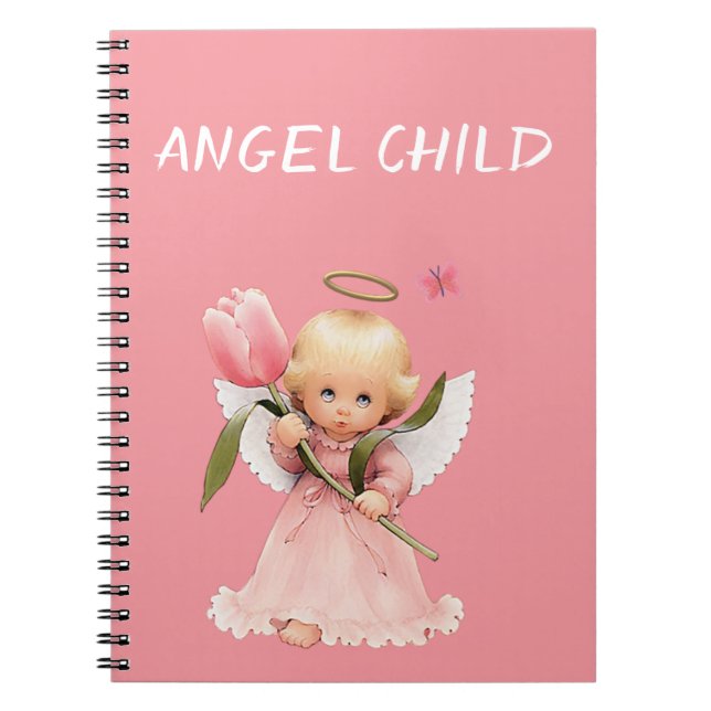 Cuaderno niño ángel (Frente)