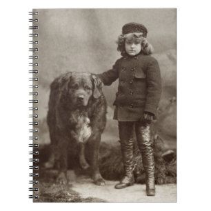 Cuaderno Niño con el perro, C1885