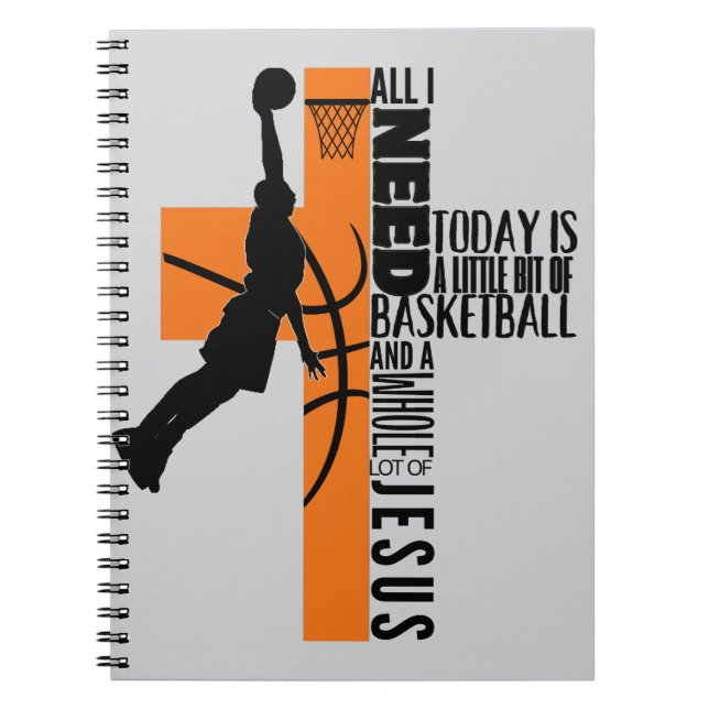 Cuaderno Niño de Baloncesto De Edad Niño Todo Lo Que Necesi (Frente)