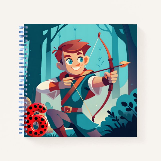 Cuaderno Niño De Cumpleaños A Las 6 (Anverso)