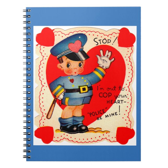 Cuaderno Niño de la policía de los años 30 (Frente)