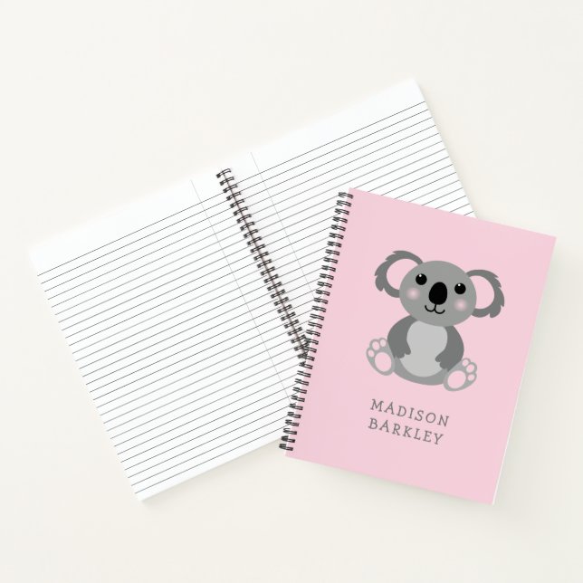 Cuaderno Niño de oso koala lindo (Interior)