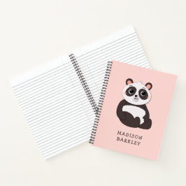 Cuaderno Niño de Panda Es Cute