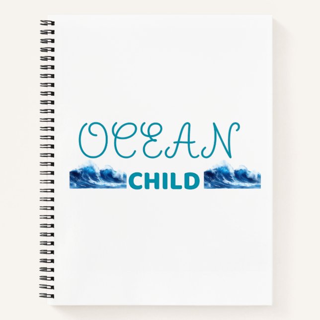 Cuaderno Niño del Océano Adorable  (Anverso)